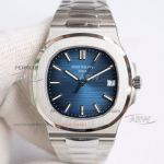 Best Replica PPF Factory Patek Philippe Nautilus Blue Dial 40mm Stainless Steel 